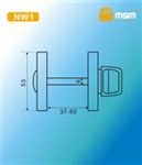 Фиксатор MSM NW1 GR/CP (графит/хром)